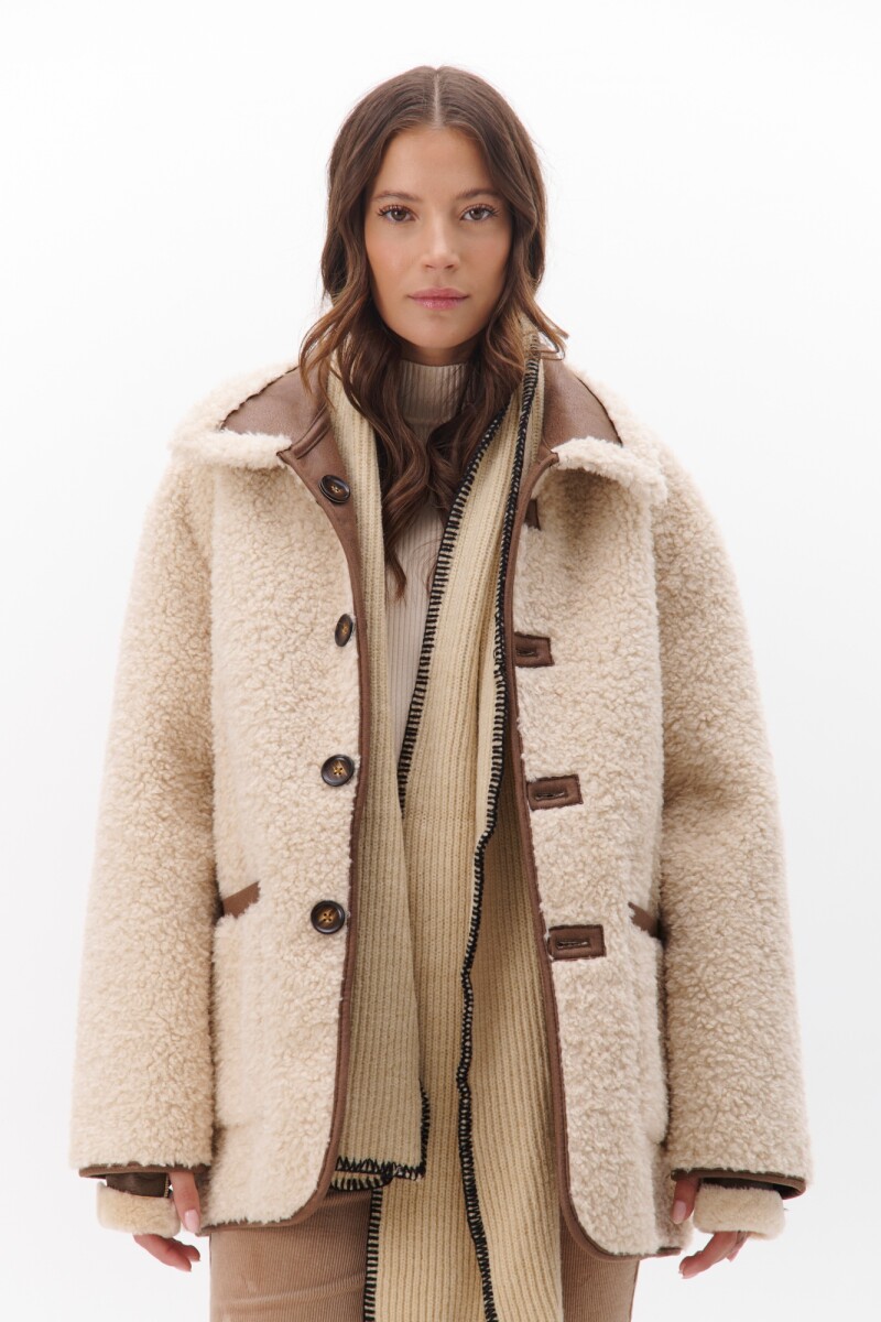 CAMPERA CORDERITO CHOCOLATE