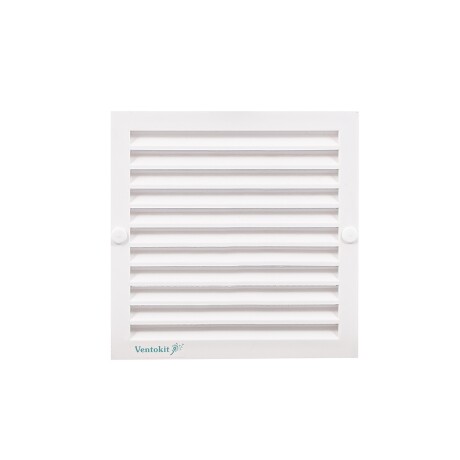 Rejilla de Ventilación PVC 12x12cm con mosquitero Ventokit Rejilla de Ventilación PVC 12x12cm con mosquitero Ventokit