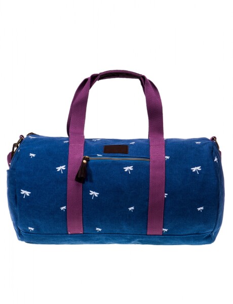 Bolso canvas con print Denim