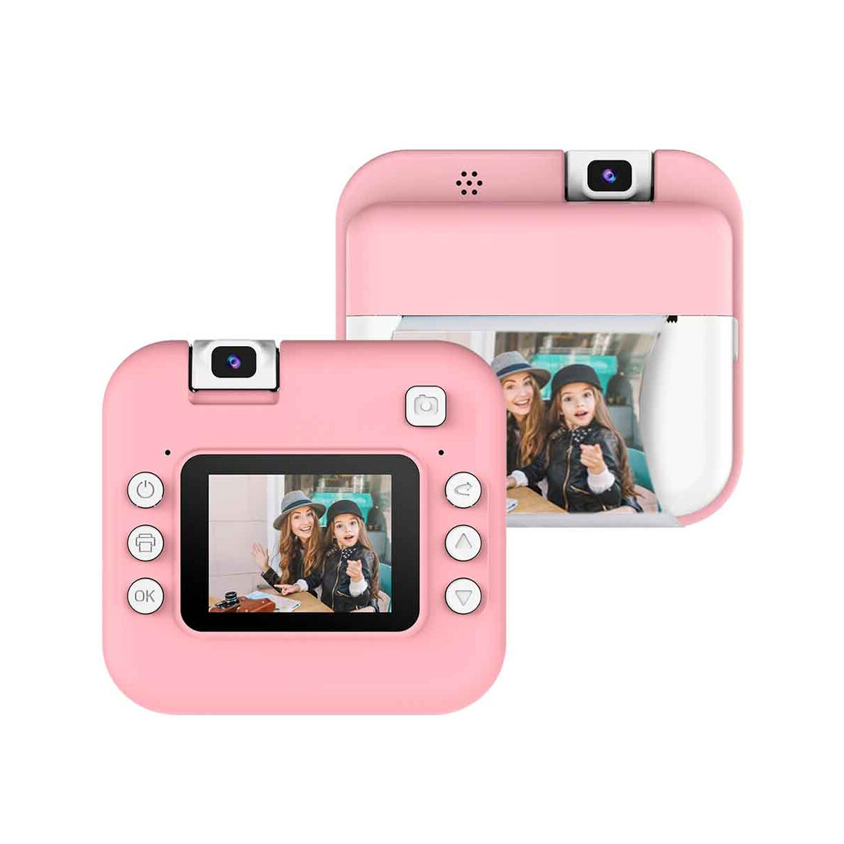 Cámara Instantánea Infantil con doble modo Rosa 