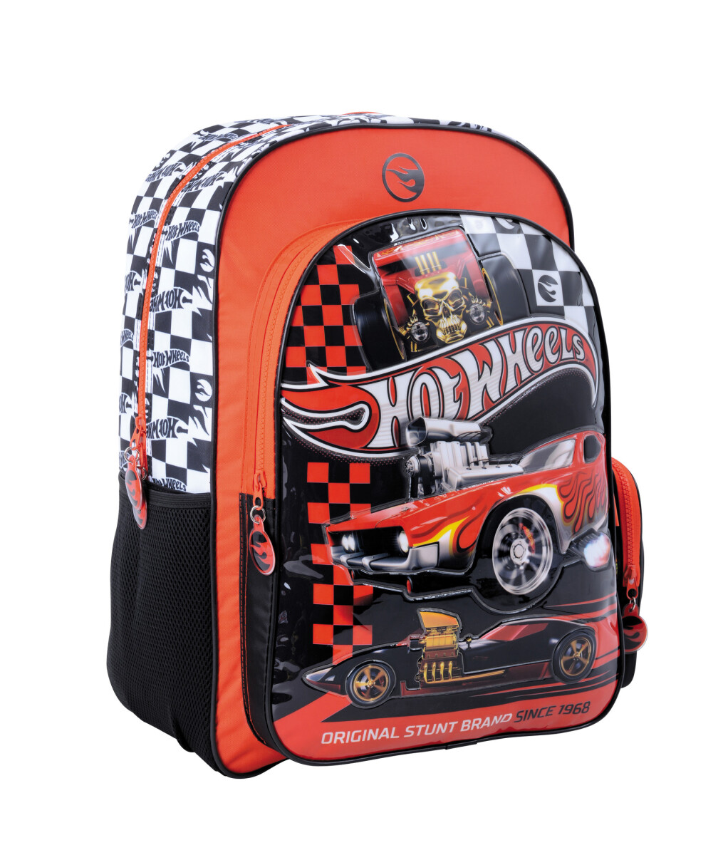 Mochila Hot Wheels Hot Wheels - Rojo - Negro - Blanco 