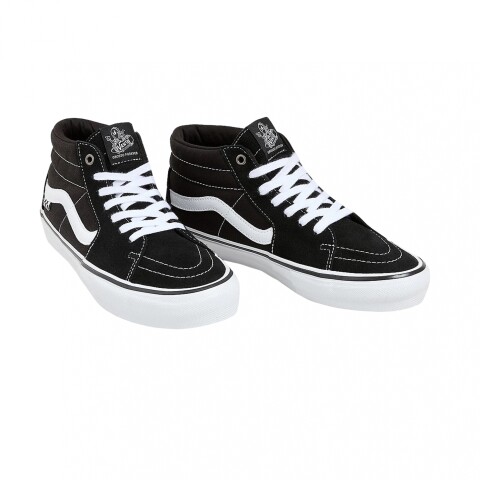 VANS SKATE GROSSO MID Black & White