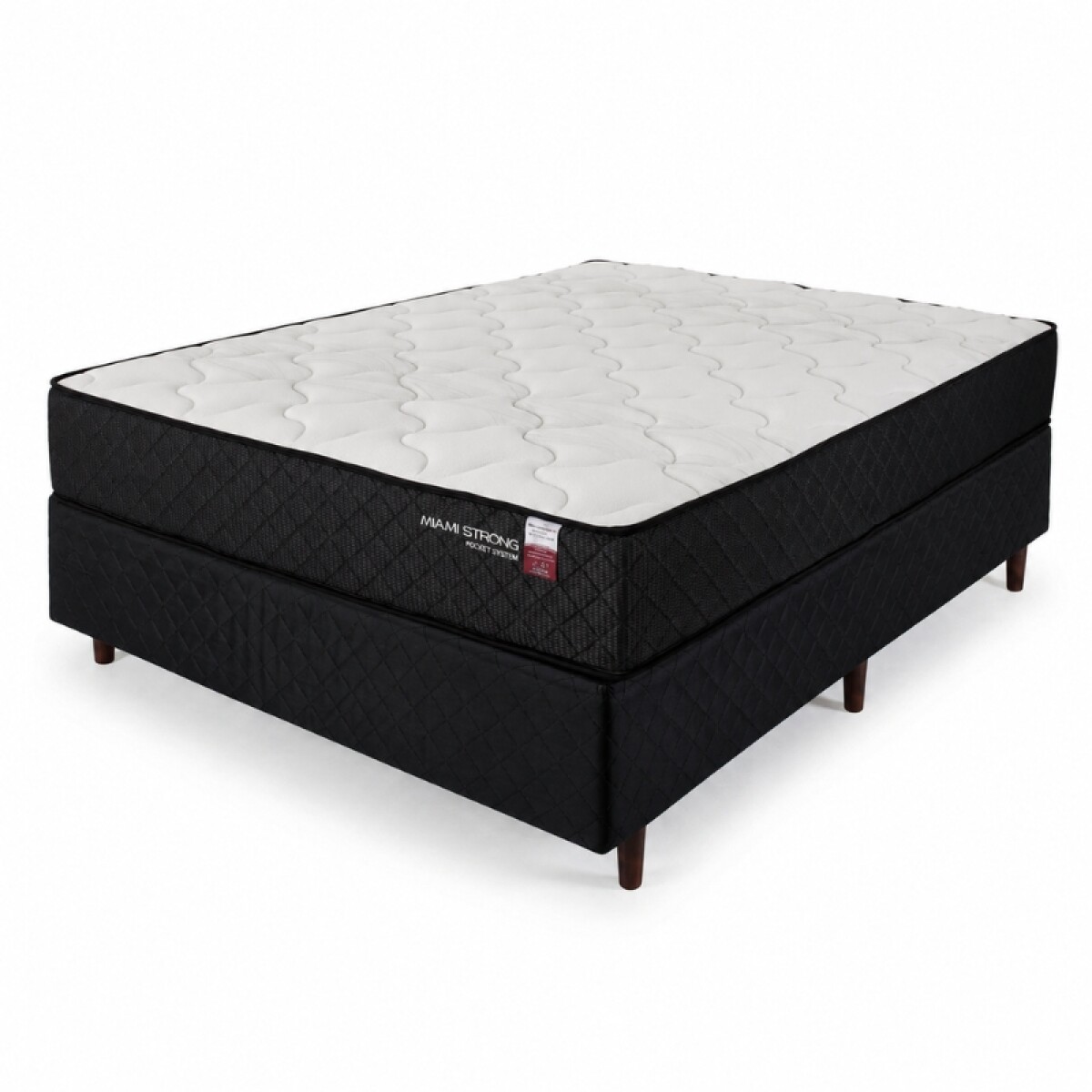 Somier Resorte Miami Strong - 2 Plazas 138 x 188 x 26 