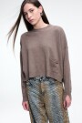 SWEATER COSTURA Camel