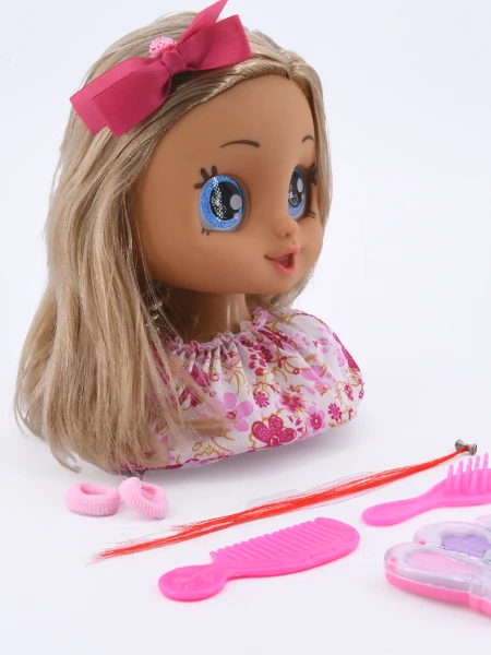 MUÑECA PARA PEINAR ROSADO