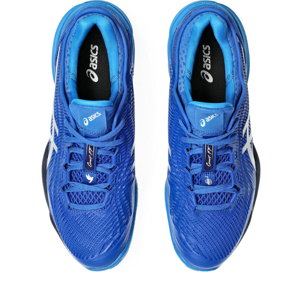 Zapatillas Tenis Court Ff 3 Novak Clay Hombre Tuna Blue/pure Silver