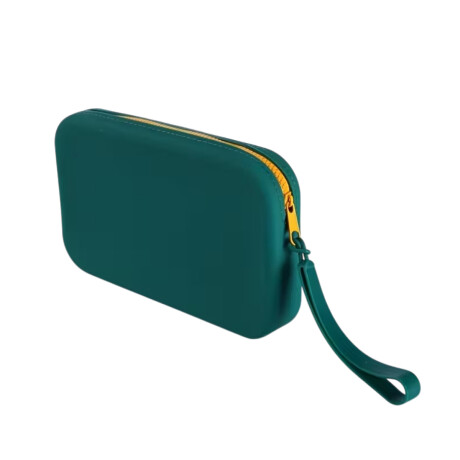 Neceser de silicona con cierre - 21x12x3cm Verde