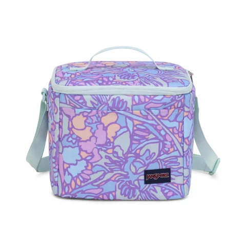 Super Snack Fluid Floral Pastel Lilac