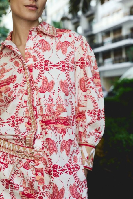 Camisa Italian Coast Cherry Camisa Italian Coast Cherry