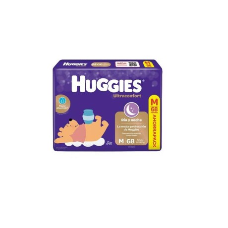 Huggies Pañales Ultraconfort M Ahorro 68 unidades Huggies Pañales Ultraconfort M Ahorro 68 unidades