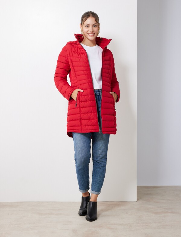 Campera Down Alternative ROJO