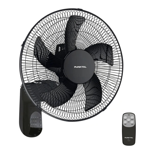 Ventilador De Pared Punktal 40 Cm C/control 5 Aspas VENTILADOR PUNKTAL PARED PK-422
