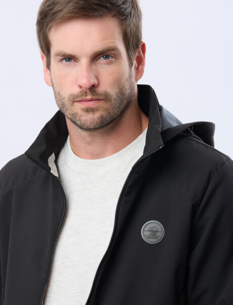 CAMPERA CAPUCHA DESMONTABLE Negro