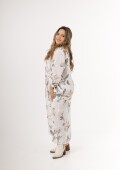 Vestido camisero 100% lino Blanco