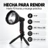 Foco Faro Tipo Mulita 10 Watts Recargable Linterna Tripode Foco Faro Tipo Mulita 10 Watts Recargable Linterna Tripode