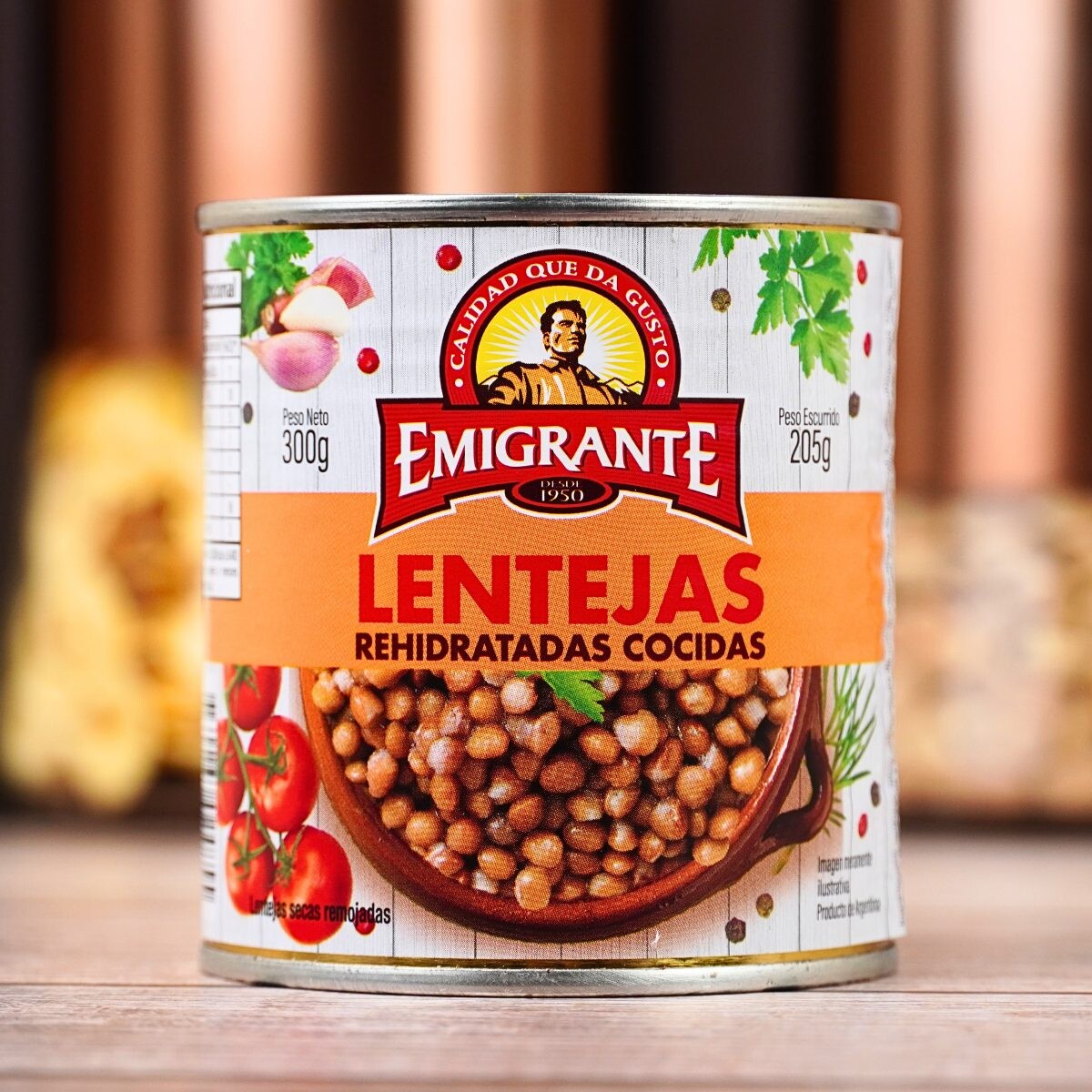 LENTEJAS EMIGRANTE LATA 350G 