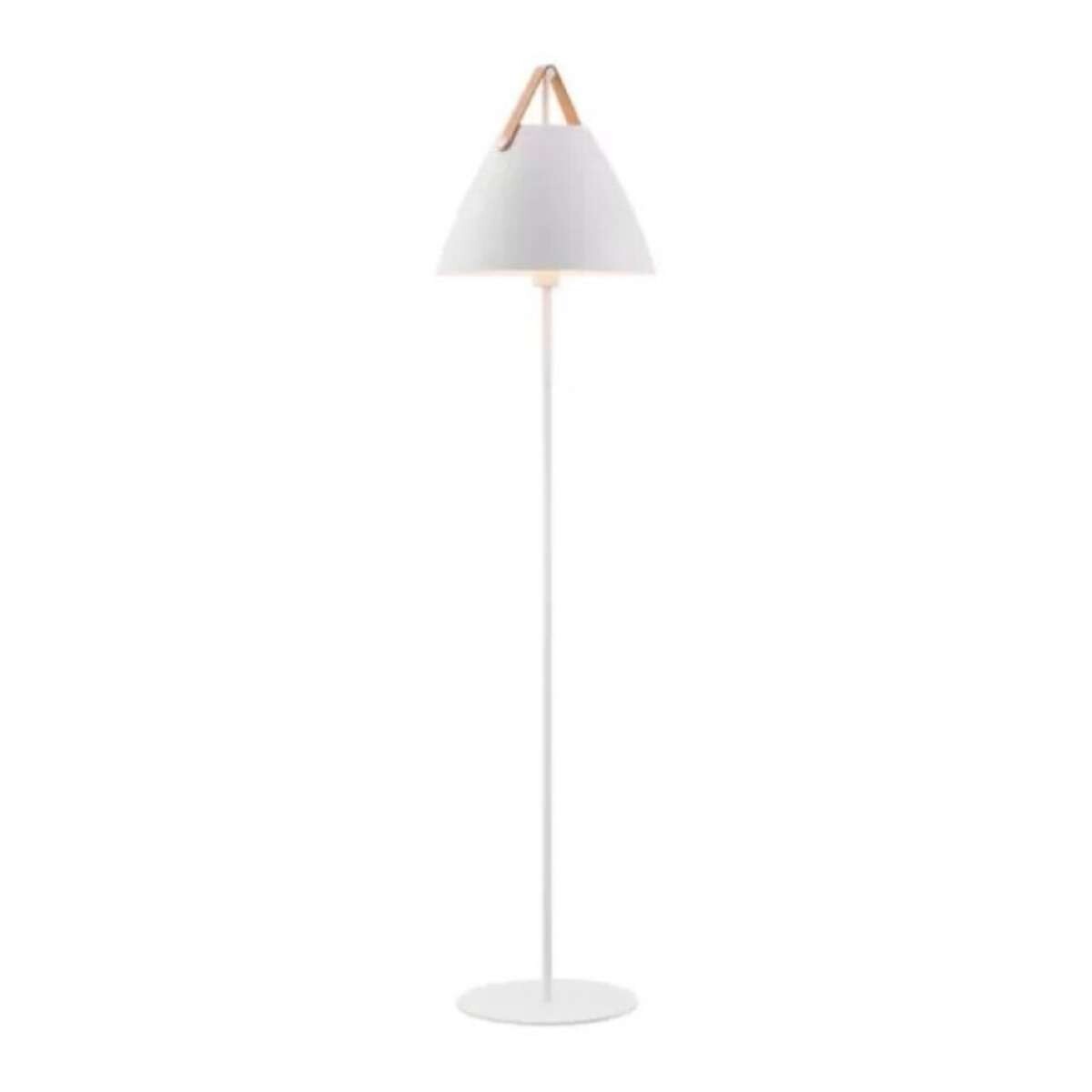 Lampara De Pie/Estilo Nórdico - Blanco 