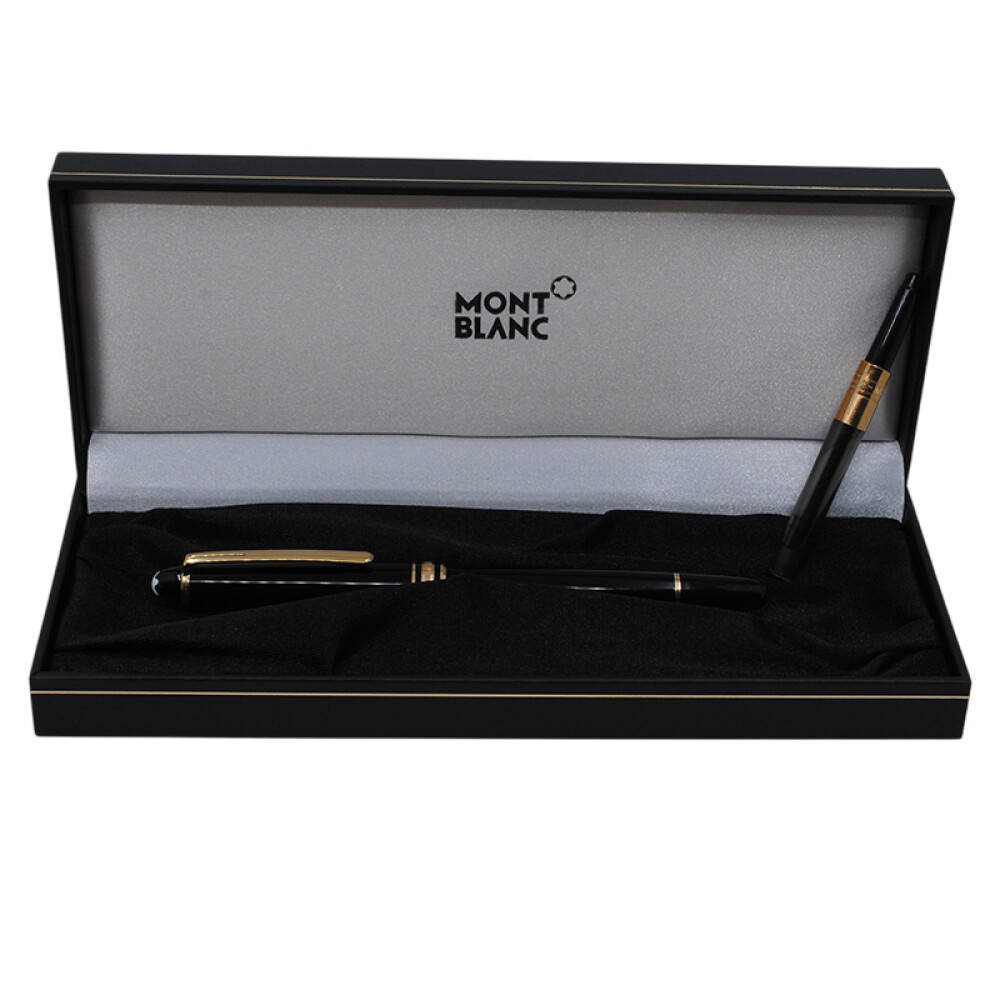 Pluma estilográfica Montblanc Meisterstuck usada con caja y papeles Pluma estilográfica Montblanc Meisterstuck usada con caja y papeles