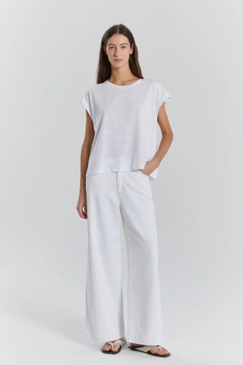 LOOSE BOOTCUT KEOPS Off White