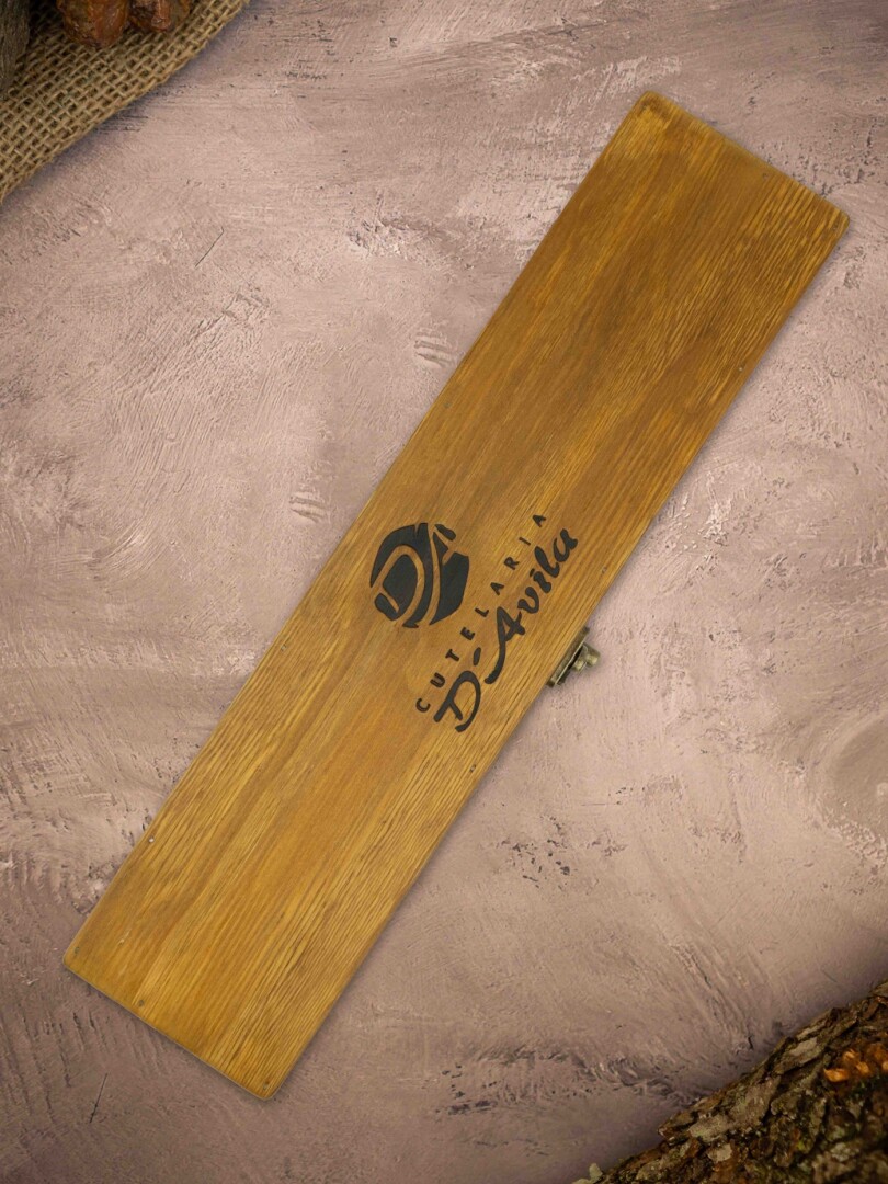 Caja para cuchillos rústica Caja para cuchillos rústica