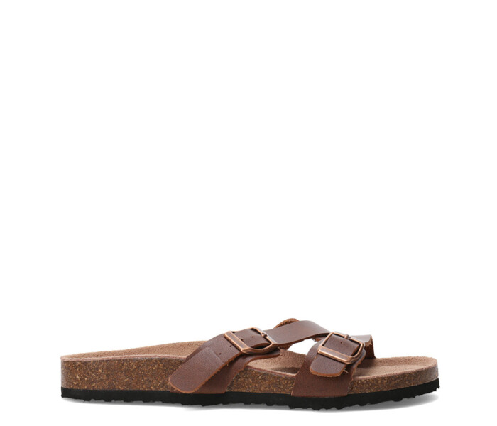 Sandalia GORT con dos tiras Brown
