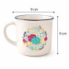 Taza de Cerámica 350ml Diseño Flores Taza de Cerámica 350ml Diseño Flores