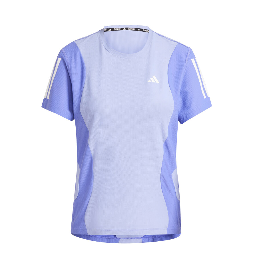 Remera de Mujer Adidas Aero Ready Lila - Blanco