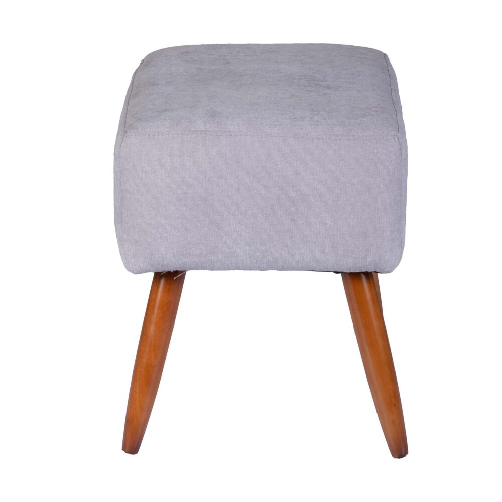 BUTACA TELA-Y-MADERA GRIS AGATA