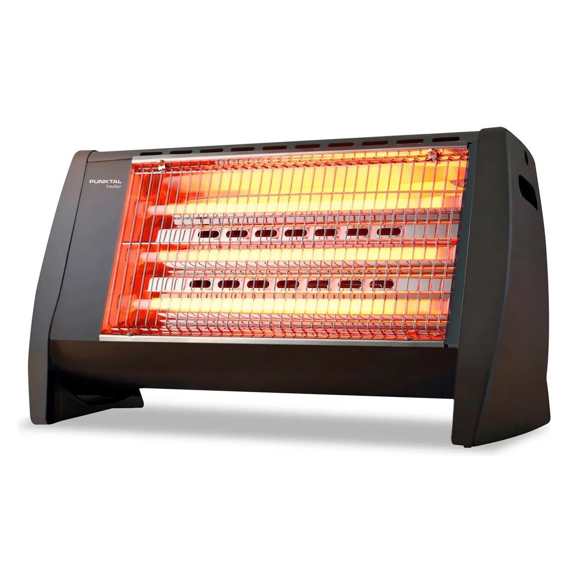 Turbo Calefactor Punktal 2000w 3 Tubos - Pk-6100 Negro Negro 