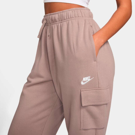 Pantalón Largo Nike Sportswear Club De Mujer Chocolate