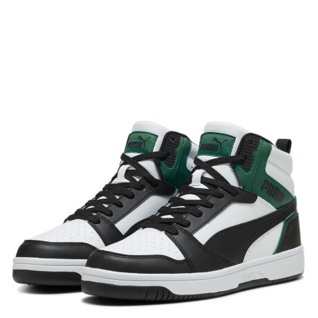 Championes de Hombre Puma Rebound V6 Blanco - Negro - Verde