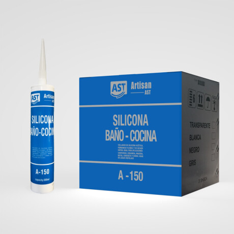 ZZ SILICONA ACETICA TRANSPARENTE CARTUCHO A-150 AST ++ N/a