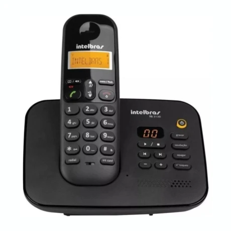 Teléfono Inalámbrico INTELBRAS TS-3130 - Negro Teléfono Inalámbrico INTELBRAS TS-3130 - Negro