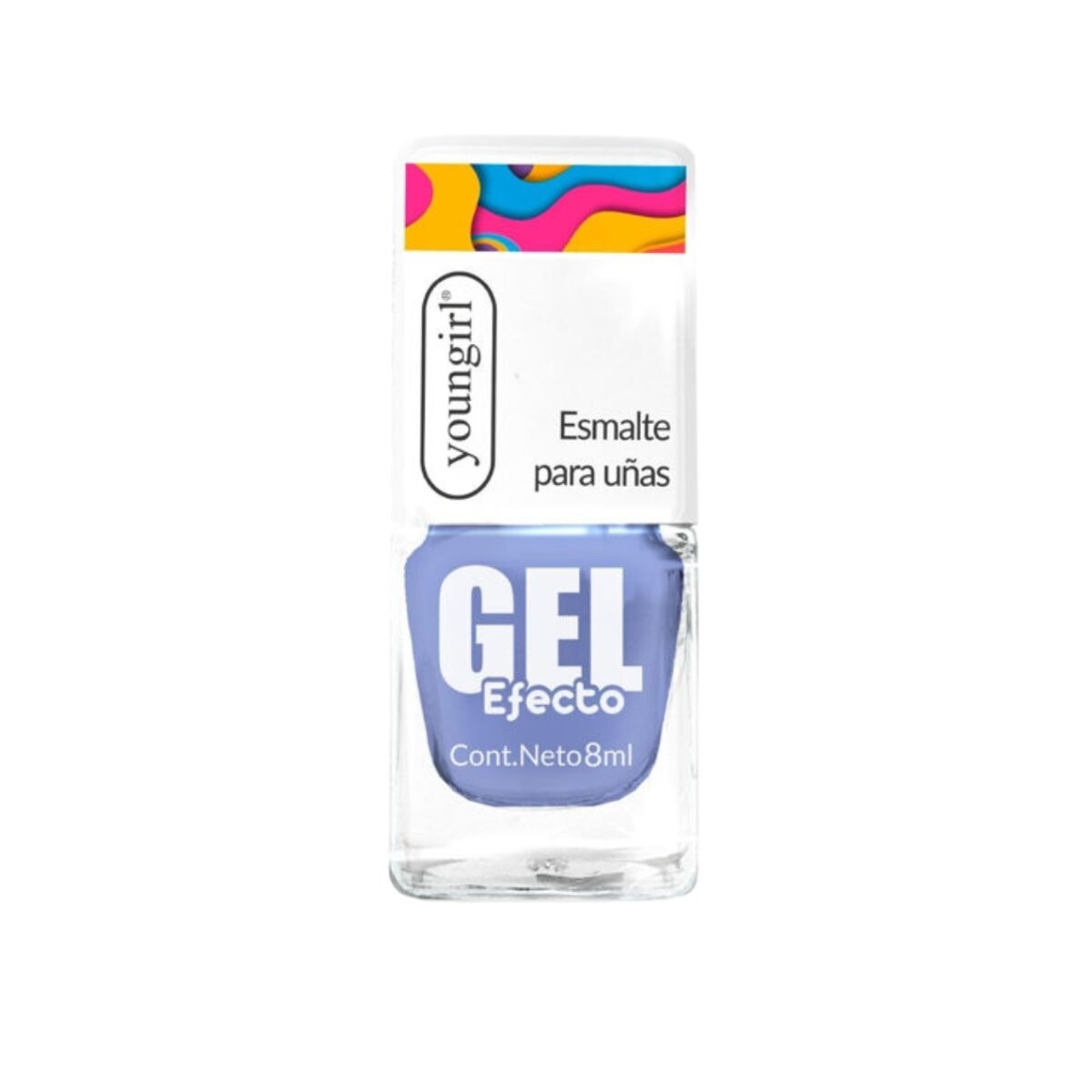 ESMALTE PARA UÑAS EFECTO GEL YOUNGIRL 8ML NUMERO 16- LAVANDA 