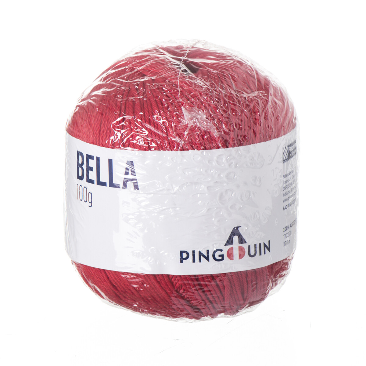 Ovillo algodón pingouin Bella - tomate 