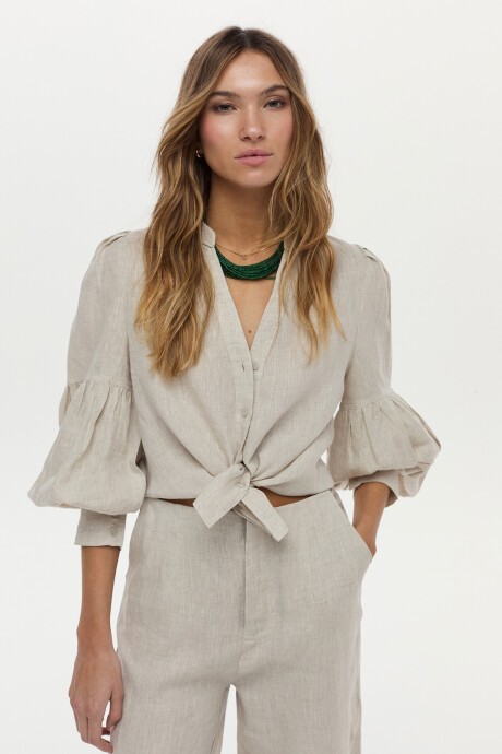 Camisa Faye Beige