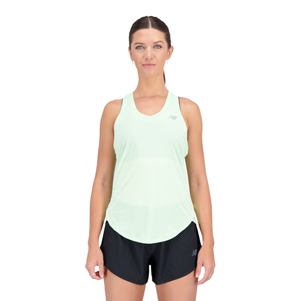 Musculosa New Balance Accelerate Tank de Mujer - WT23220GEN - Verde Claro 