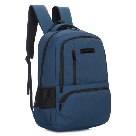 Mochila urbana Discovery clásica 15989 con porta Notebook Azul