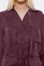 CAMISA FLUIDA CINTURÓN Bordo