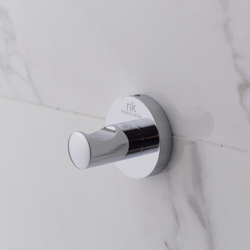 COLGADOR SIMPLE METAL LINEA HOTELS CROMADO BRILLO PIEZA CROMO