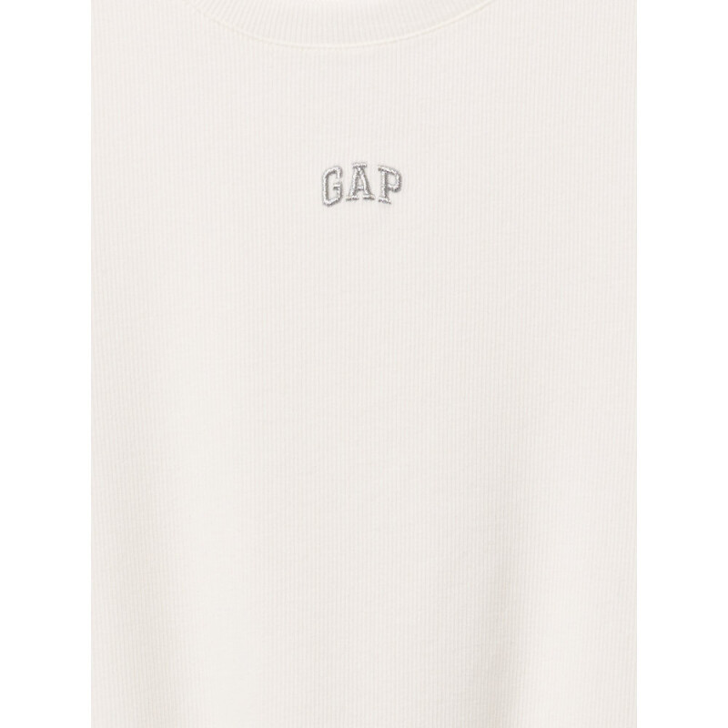 FRCH SS MOD RIB ABBRV TEE NEW OFF WHITE