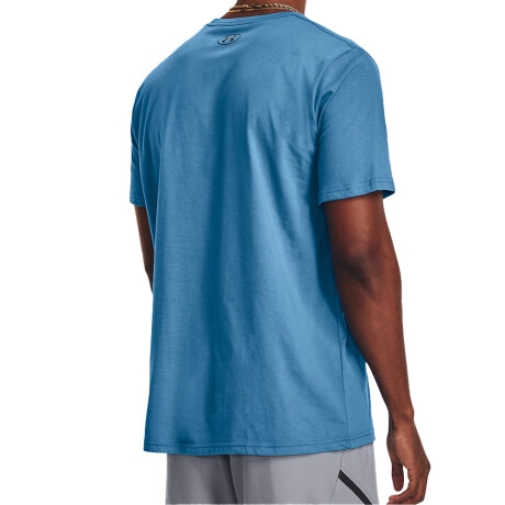 REMERA UNDER ARMOUR SPORTSTYLE LC SS Light Blue