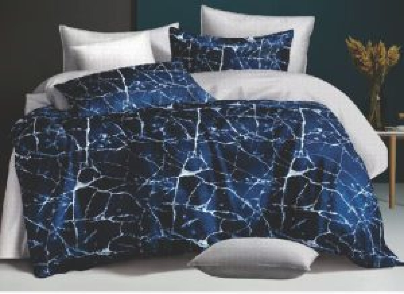 Manta Glamour Sommier 2 plaza , Cotton flor 