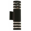 APLIQUE EXTERIOR ADO 2L NEGRO PARED E27 RAYAS APLIQUE EXTERIOR ADO 2L NEGRO PARED E27 RAYAS