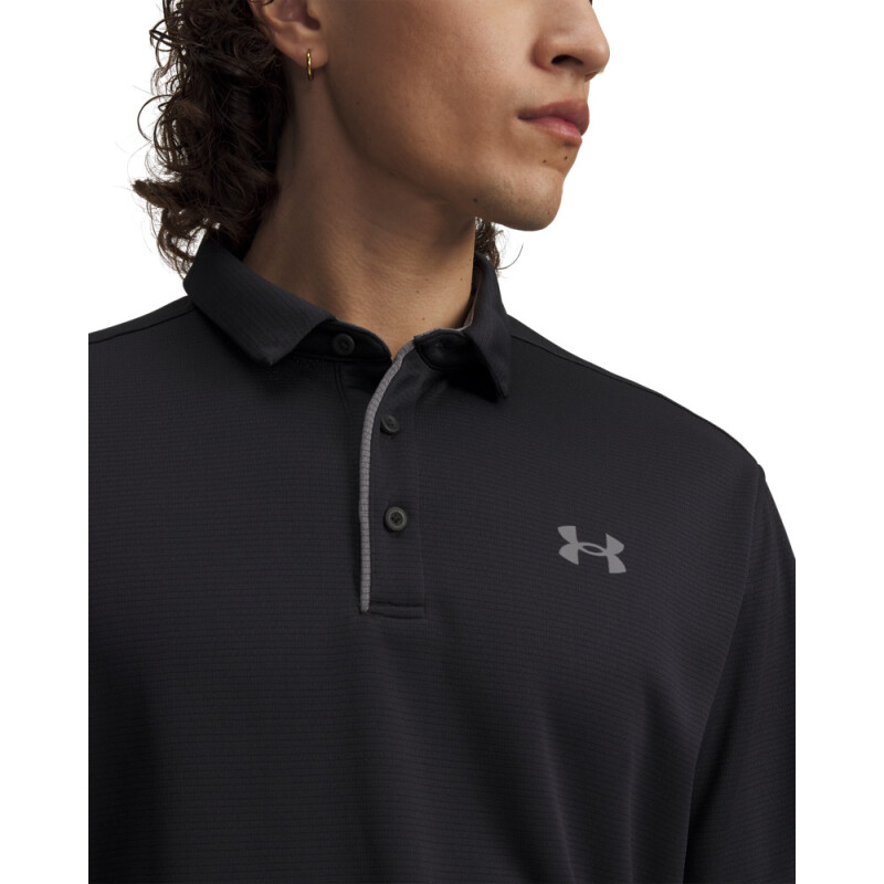 Tech Polo-RED BLK-001