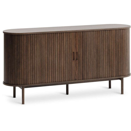Aparador Lyngvig 160Cm 2 Puertas Persiana Roble Oscuro
