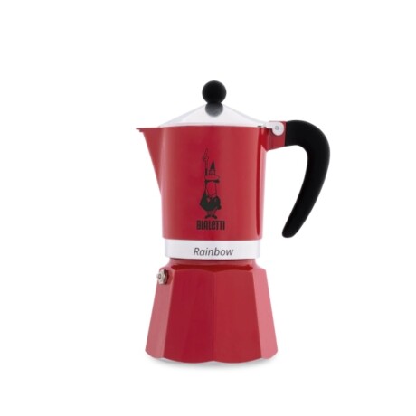 Cafetera Bialetti Rainbow 3 Pocillos Roja (Aluminio) ROJO