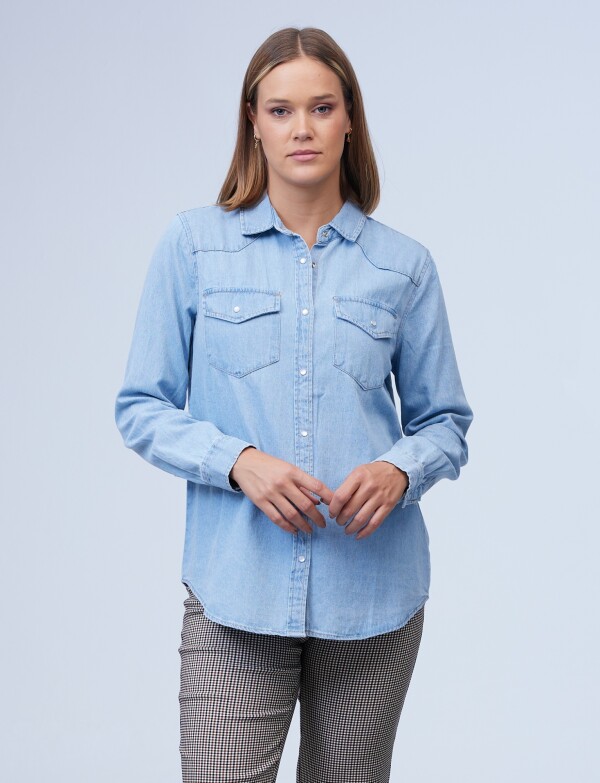 Camisa Denim JEAN CLARO