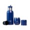 Set De Termo 750 Ml Y Mate Con Tapa brio Acero Inox Azul