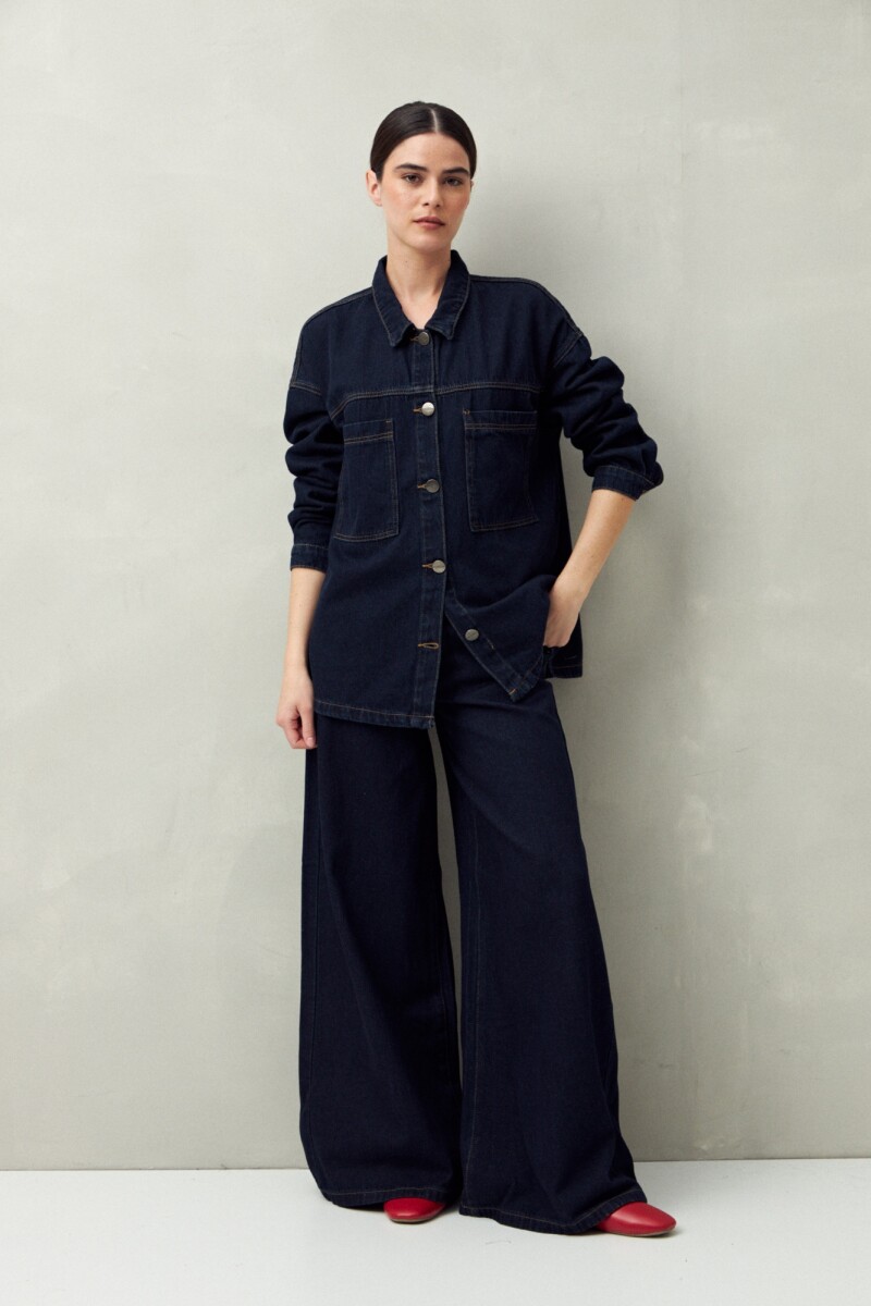 SOBRECAMISA HOPE Indigo